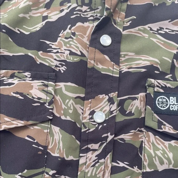 Black Rifle Coffee Company Tiger Stripe Camouflage Shirt - Picture 6 of 6